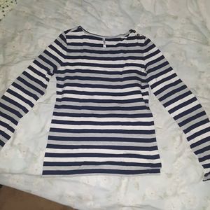 Passports striped shirt, size small